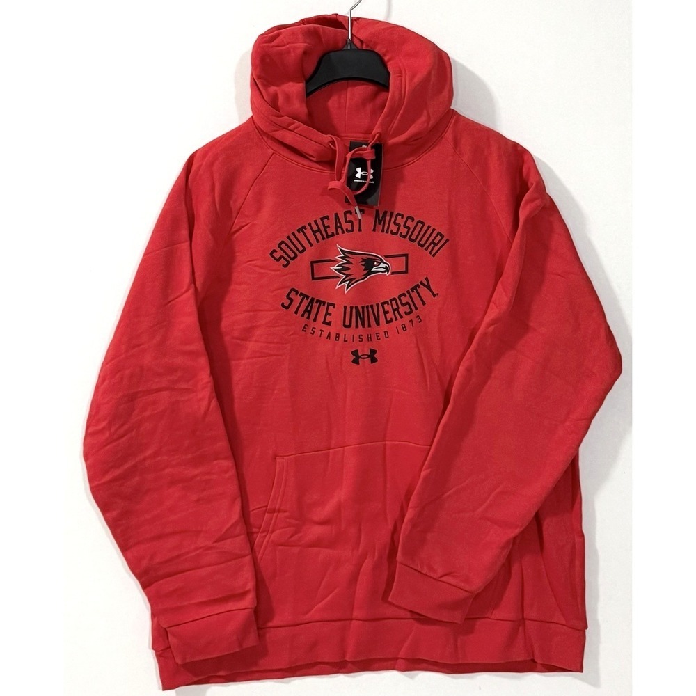 UNDER ARMOUR Hoodie Sweatshirt Mens XXL Southeast Missouri State University Red